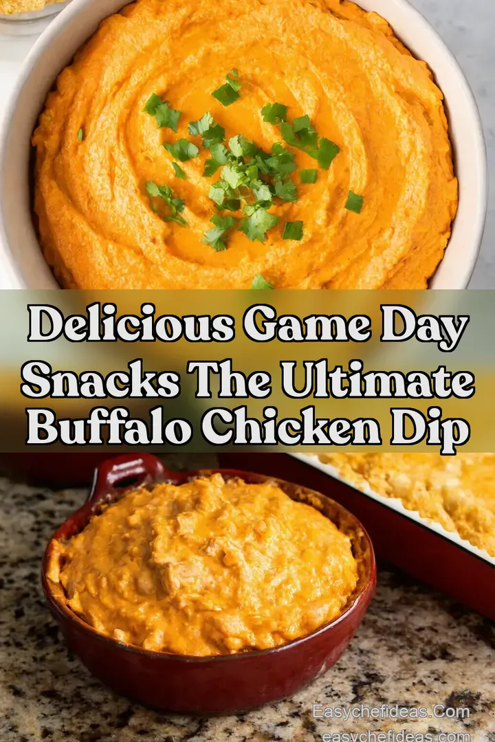 Delicious Game Day Snacks The Ultimate Buffalo Chicken Dip