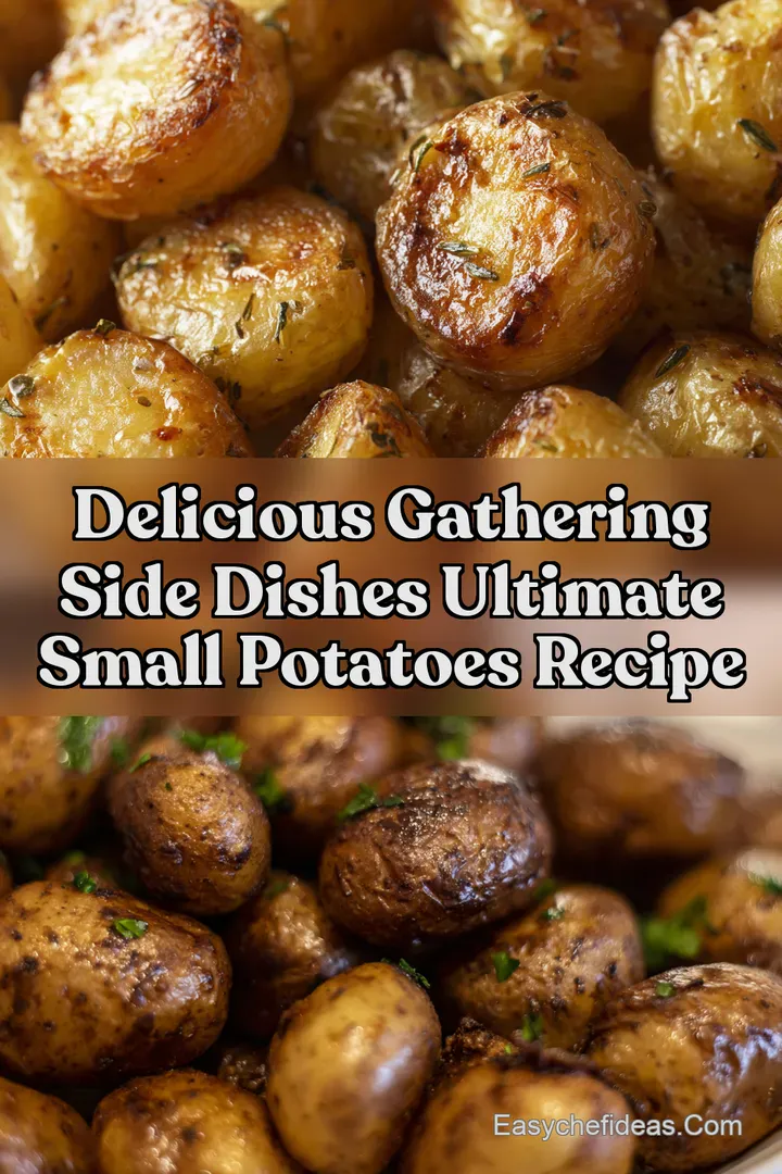 Delicious Gathering Side Dishes Ultimate Small Potatoes Recipe