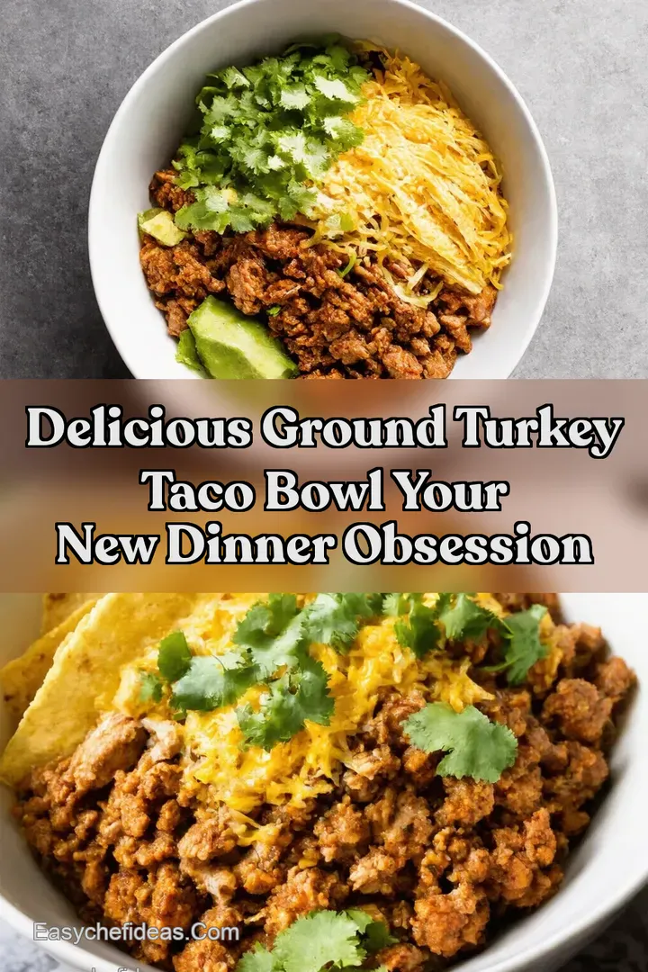 Delicious Ground Turkey Taco Bowl Your New Dinner Obsession