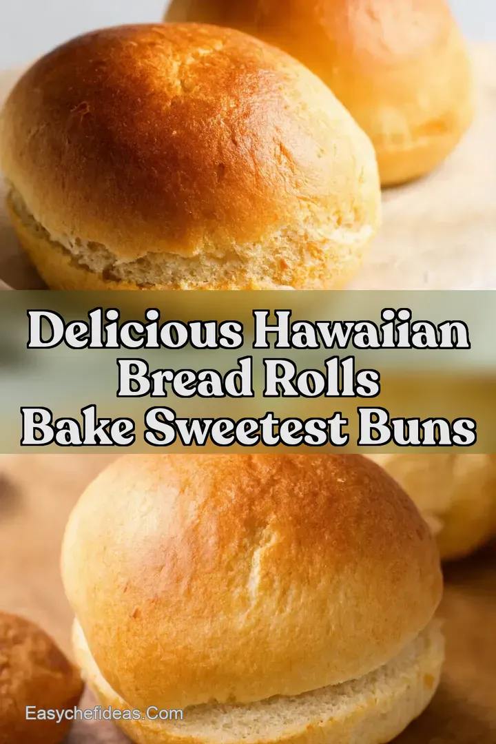 Delicious Hawaiian Bread Rolls Bake Sweetest Buns