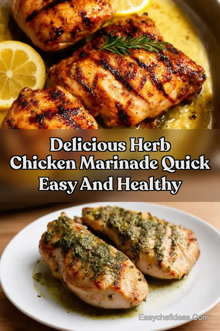 Delicious Herb Chicken Marinade Quick Easy and Healthy