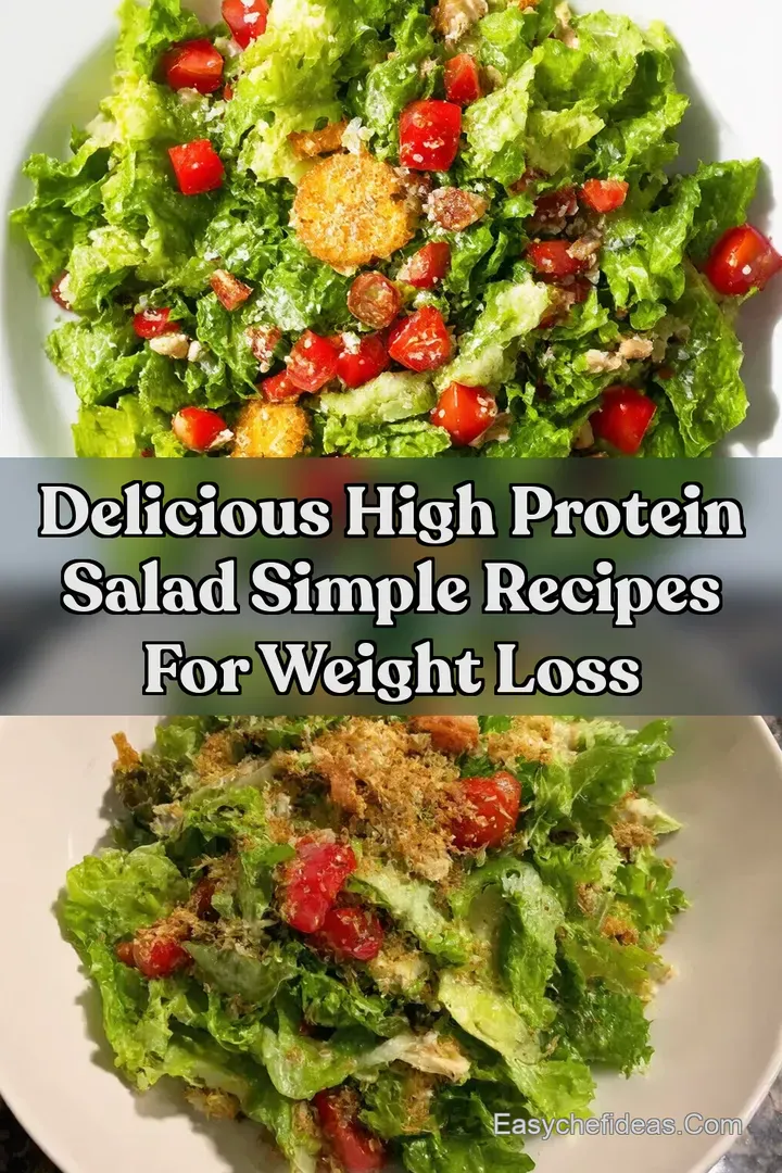 Delicious High Protein Salad Simple Recipes For Weight Loss