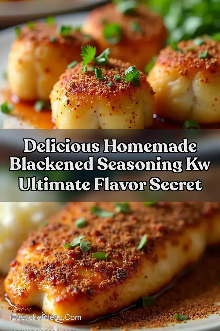 Delicious Homemade Blackened Seasoning kw Ultimate Flavor Secret