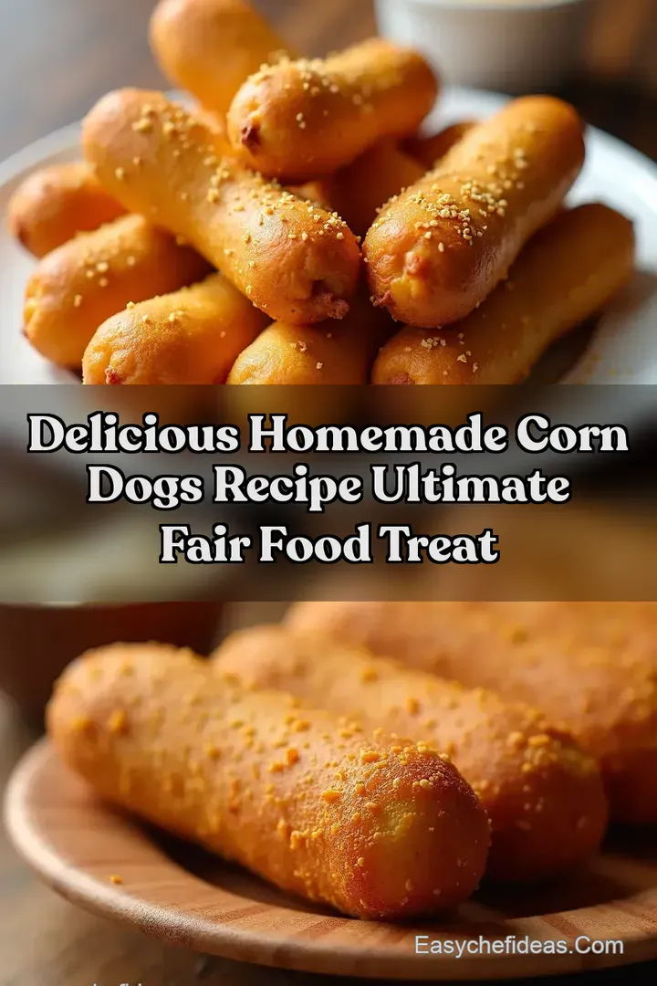 Delicious Homemade Corn Dogs Recipe Ultimate Fair Food Treat