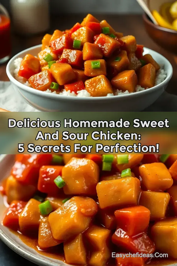 Delicious Homemade Sweet and Sour Chicken: 5 Secrets for Perfection!