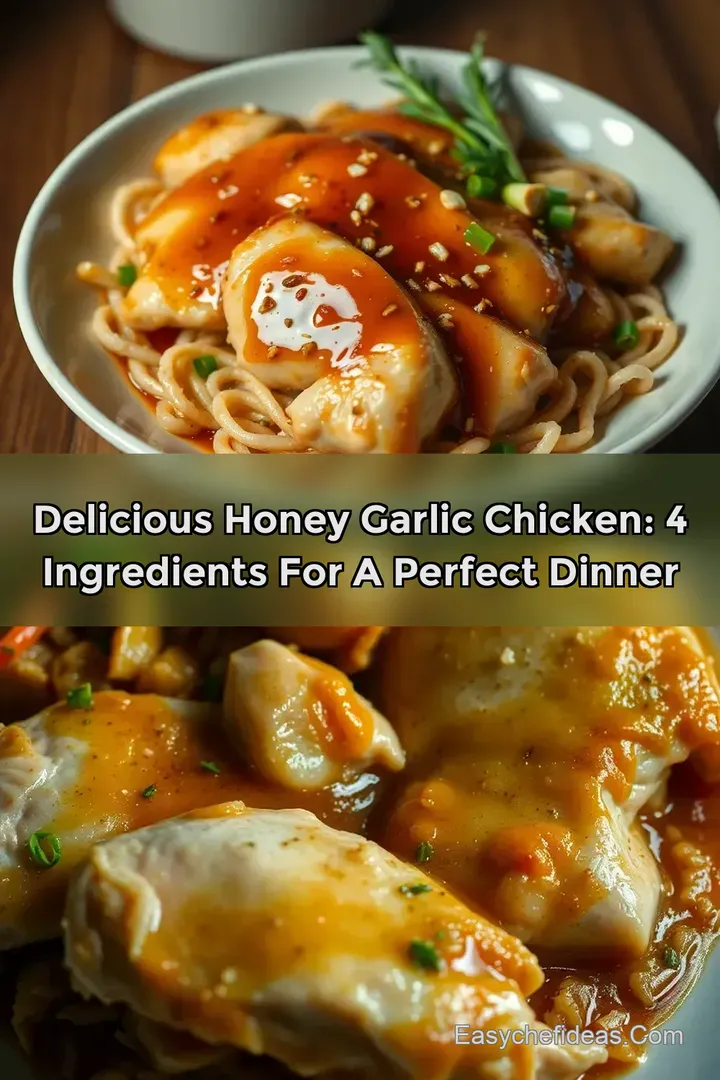 Delicious Honey Garlic Chicken: 4 Ingredients for a Perfect Dinner