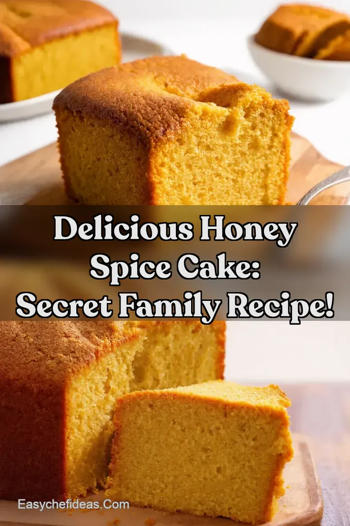 Delicious Honey Spice Cake: Secret Family Recipe!