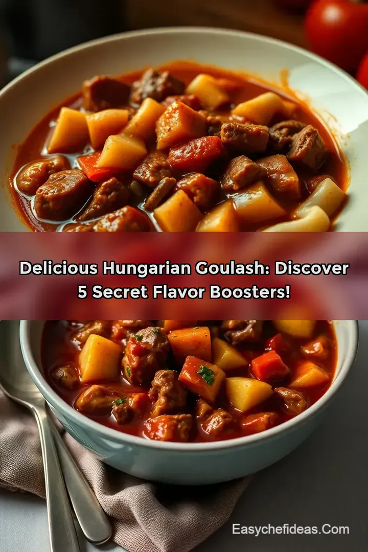 Delicious Hungarian Goulash: Discover 5 Secret Flavor Boosters!