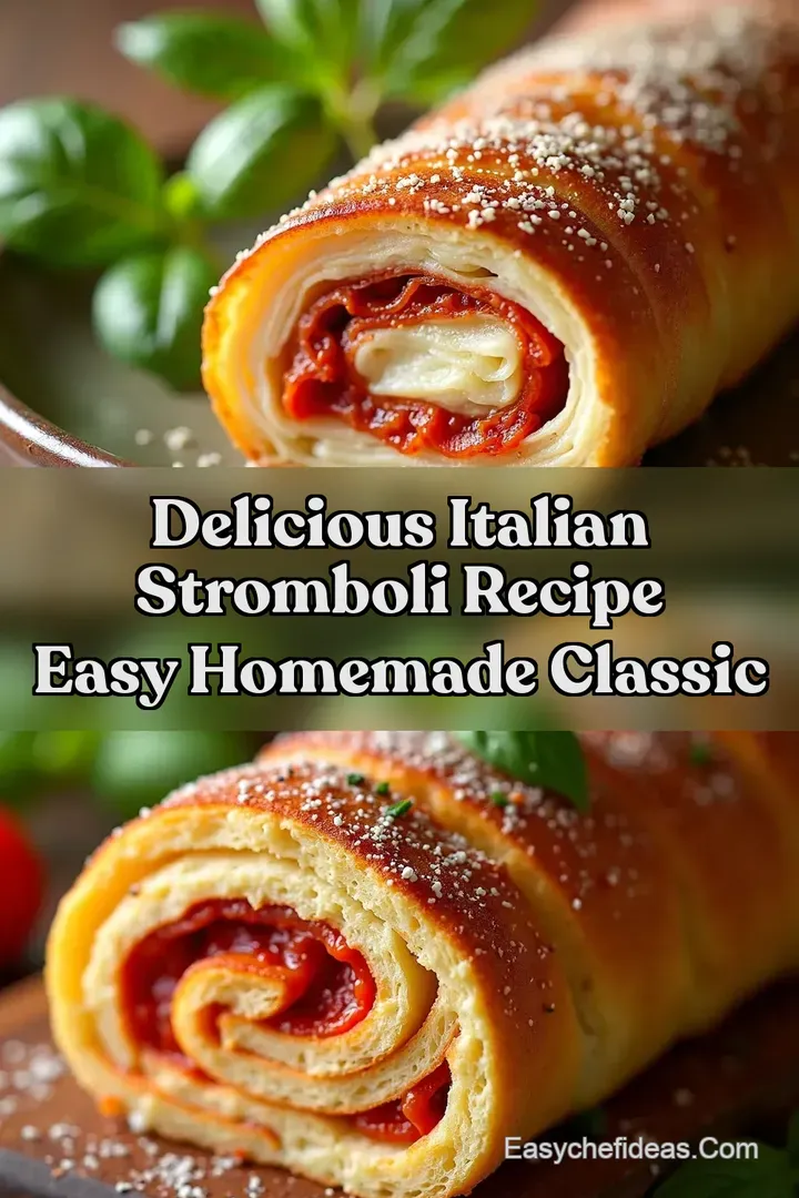 Delicious Italian Stromboli Recipe Easy Homemade Classic