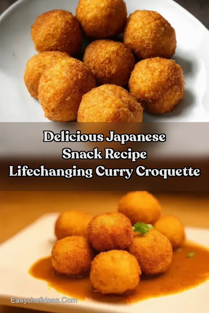 Delicious Japanese Snack Recipe LifeChanging Curry Croquette