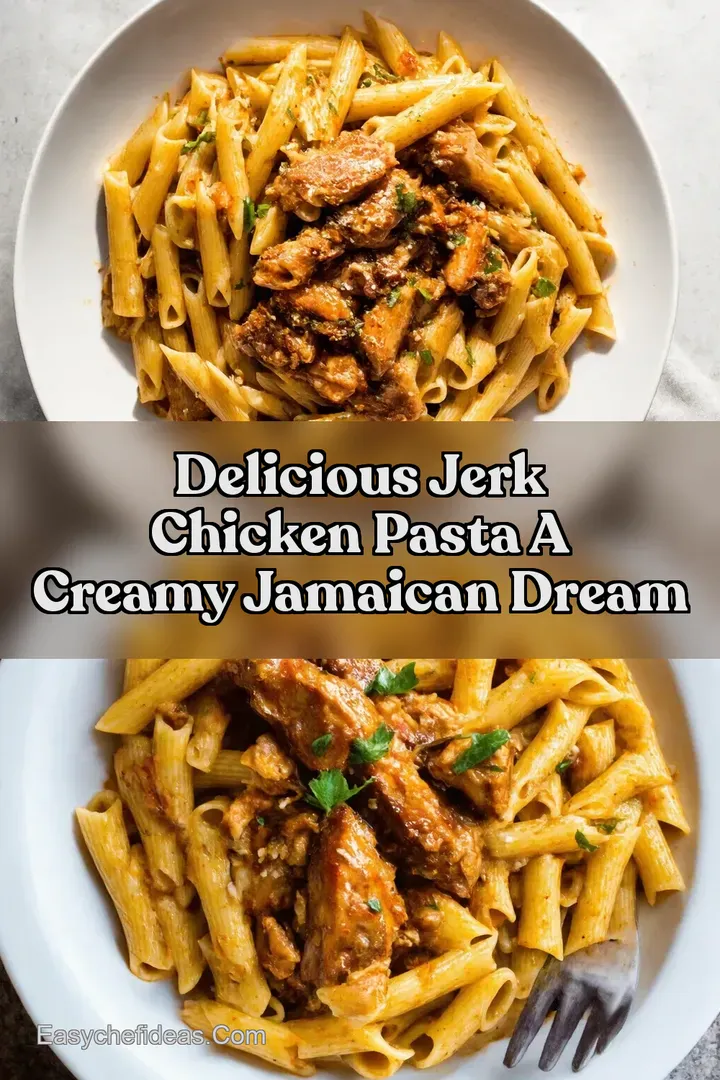 Delicious Jerk Chicken Pasta A Creamy Jamaican Dream