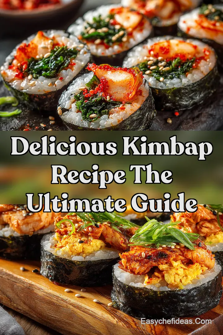 Delicious Kimbap Recipe The Ultimate Guide