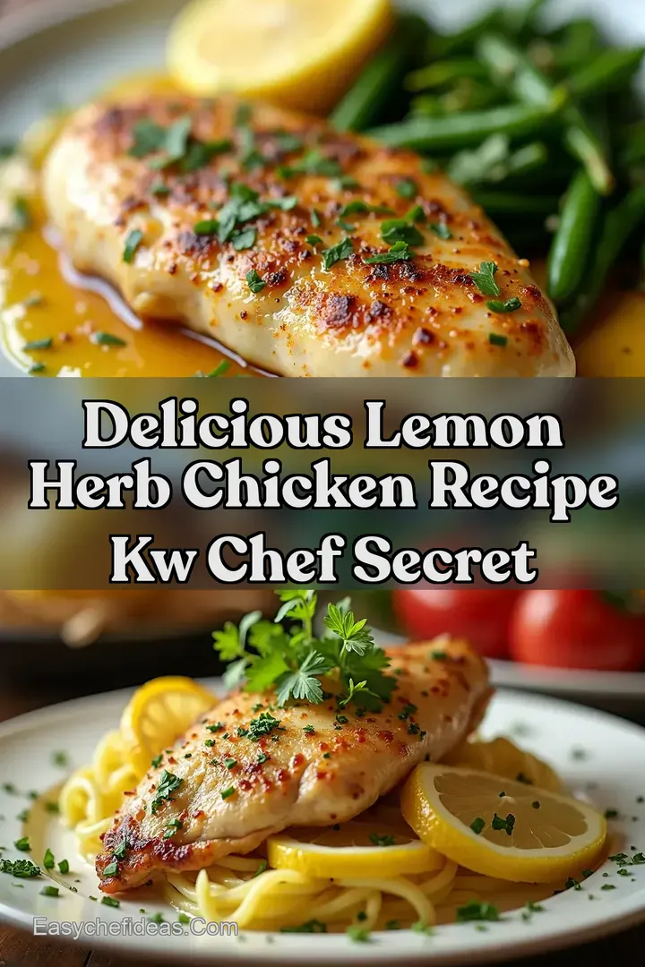 Delicious Lemon Herb Chicken Recipe kw Chef Secret