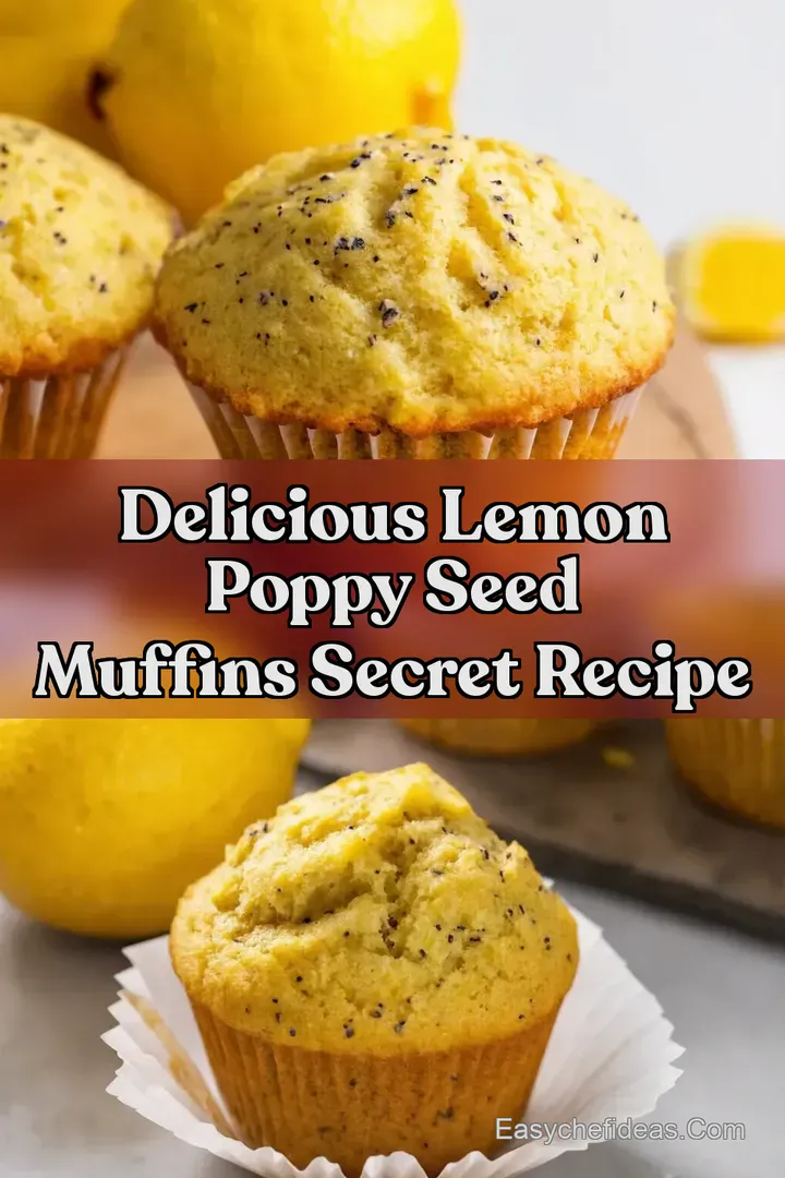 Delicious Lemon Poppy Seed Muffins Secret Recipe