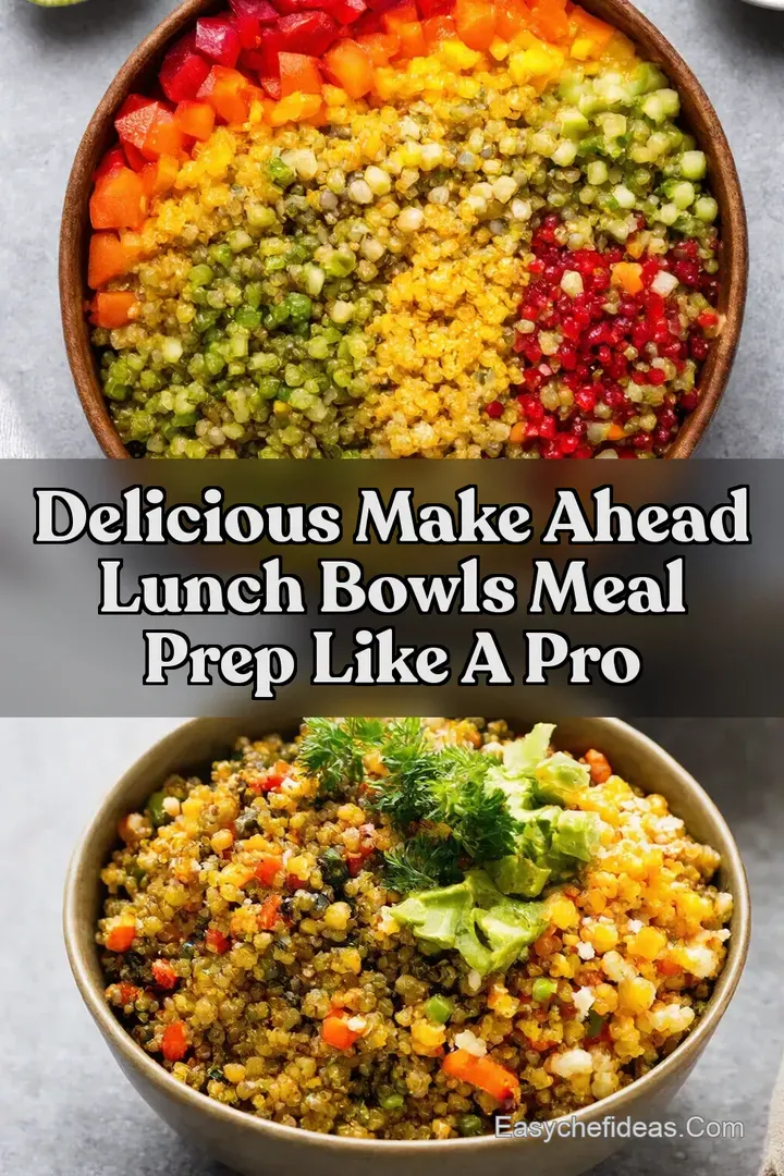 Delicious Make Ahead Lunch Bowls Meal Prep Like a Pro
