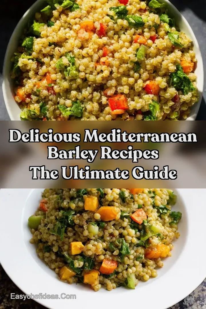 Delicious Mediterranean Barley Recipes The Ultimate Guide