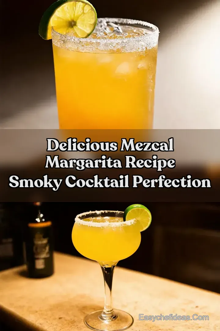 Delicious Mezcal Margarita Recipe Smoky Cocktail Perfection