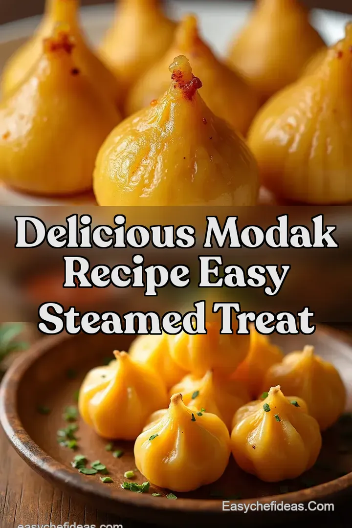 Delicious Modak Recipe Easy Steamed Treat