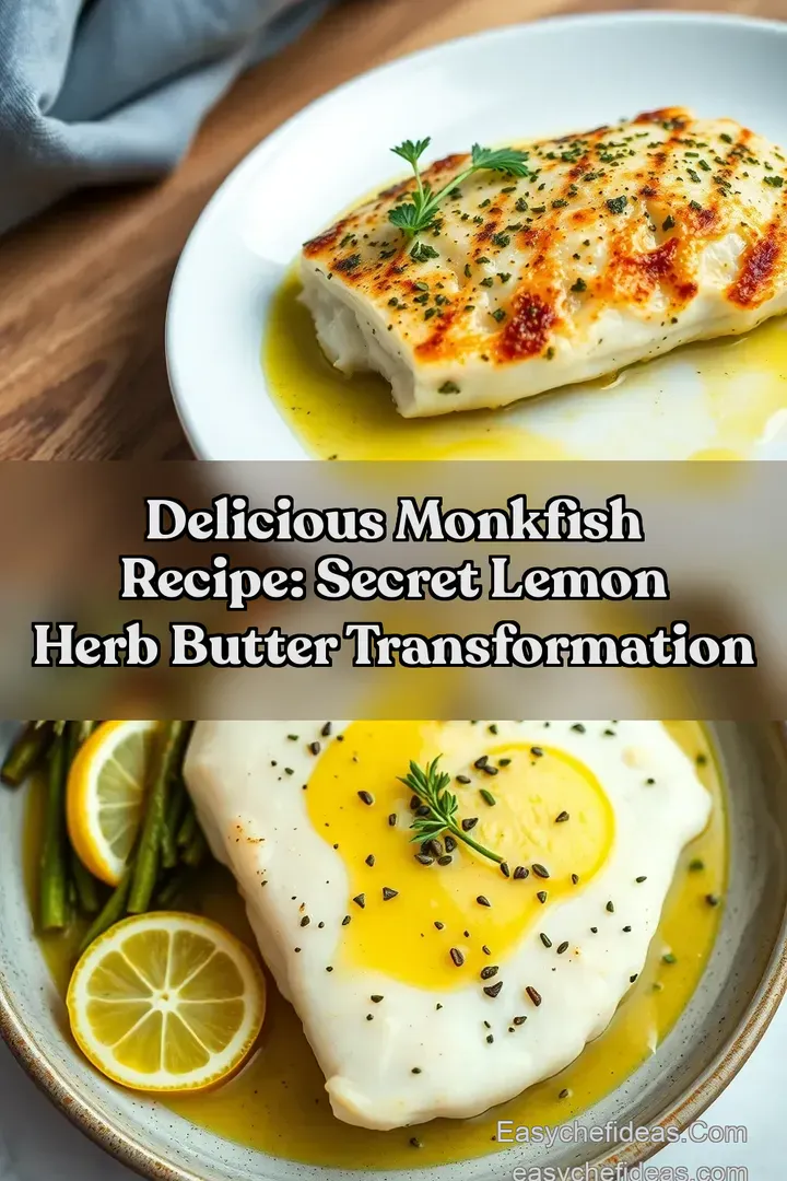 Delicious Monkfish Recipe: Secret Lemon Herb Butter Transformation