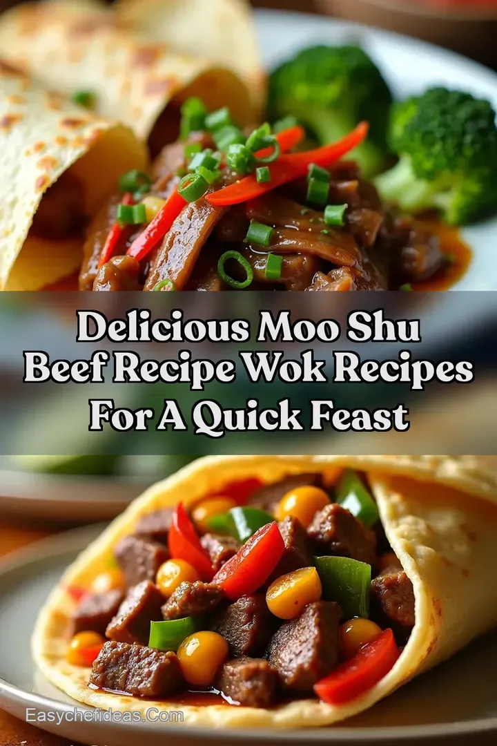 Delicious Moo Shu Beef Recipe Wok Recipes for a Quick Feast