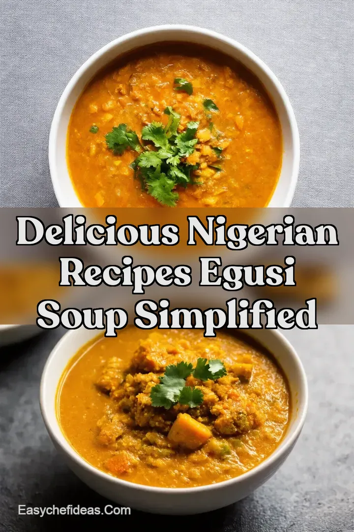 Delicious Nigerian Recipes Egusi Soup Simplified