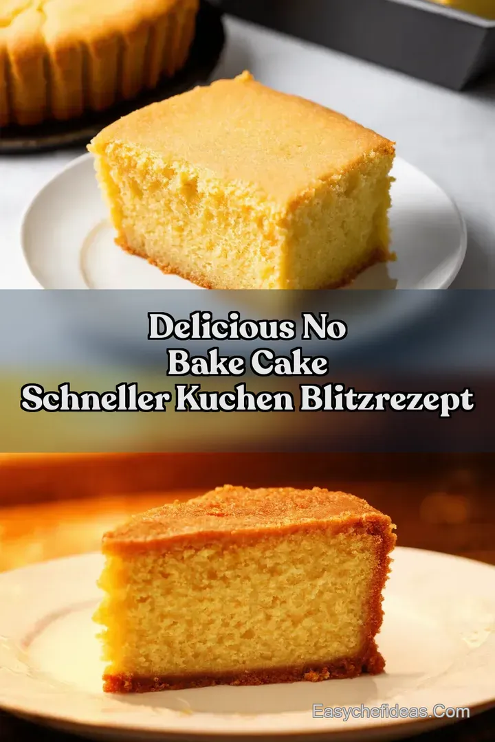 Delicious No Bake Cake Schneller Kuchen Blitzrezept