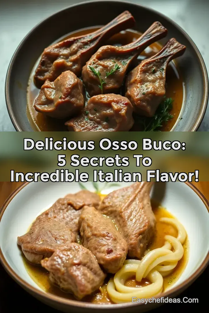 Delicious Osso Buco: 5 Secrets to Incredible Italian Flavor!