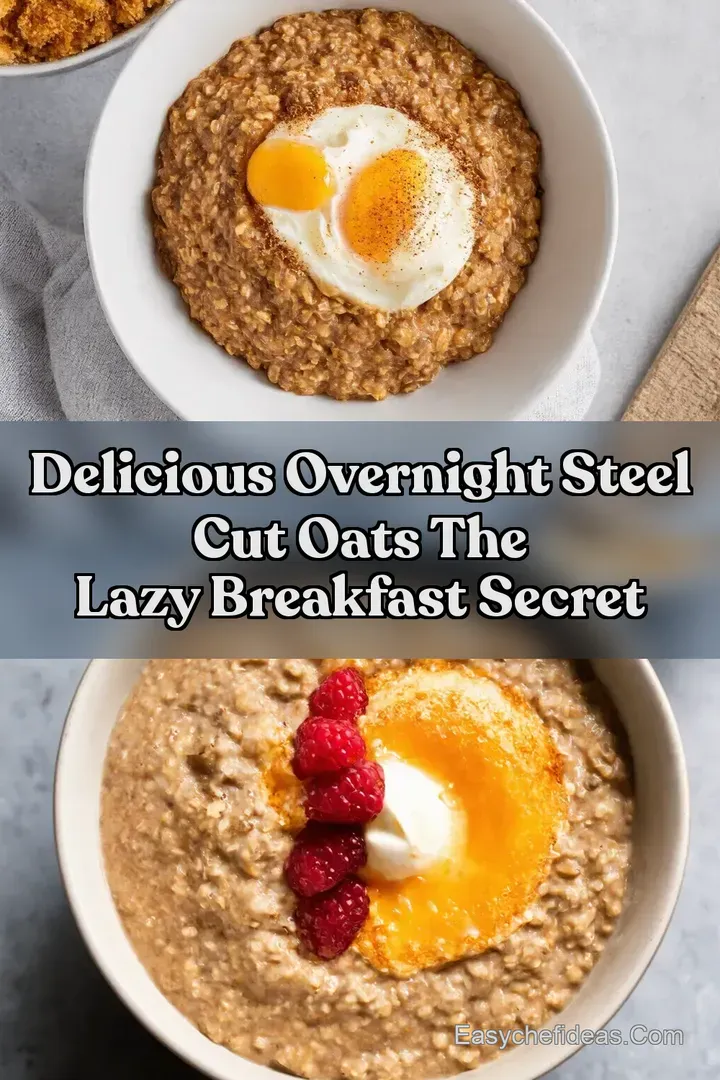 Delicious Overnight Steel Cut Oats The Lazy Breakfast Secret