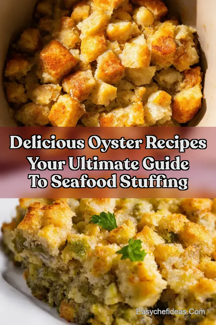Delicious Oyster Recipes Your Ultimate Guide to Seafood Stuffing