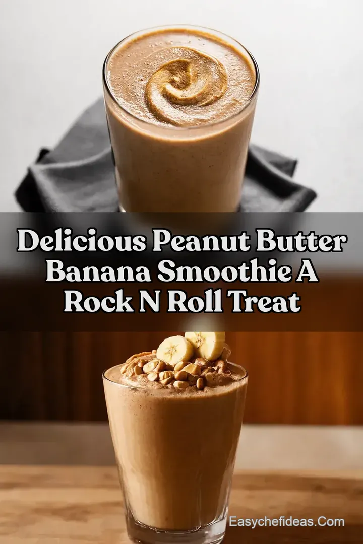 Delicious Peanut Butter Banana Smoothie A Rock n Roll Treat