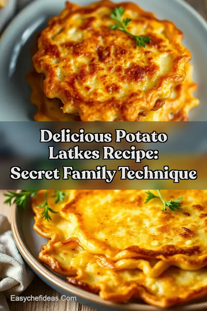 Delicious Potato Latkes Recipe: Secret Family Technique