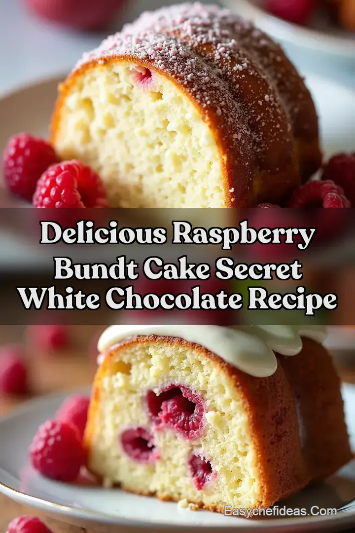 Delicious Raspberry Bundt Cake Secret White Chocolate Recipe