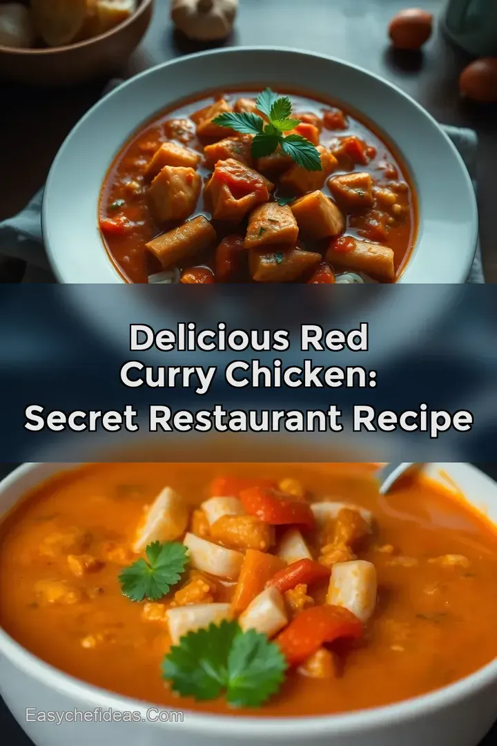 Delicious Red Curry Chicken: Secret Restaurant Recipe