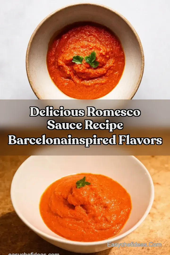 Delicious Romesco Sauce Recipe BarcelonaInspired Flavors