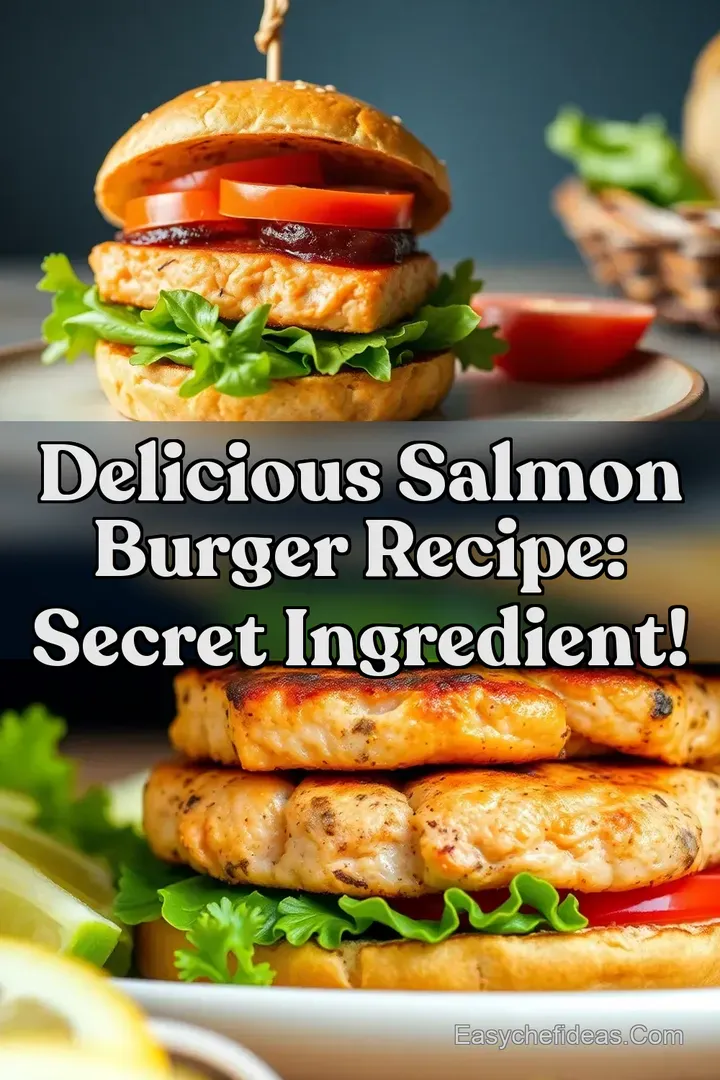 Delicious Salmon Burger Recipe: Secret Ingredient!