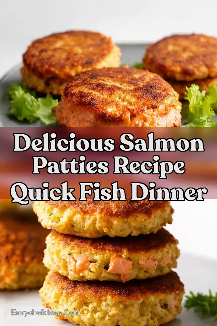 Delicious Salmon Patties Recipe Quick Fish Dinner