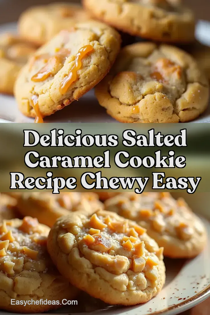 Delicious Salted Caramel Cookie Recipe Chewy Easy