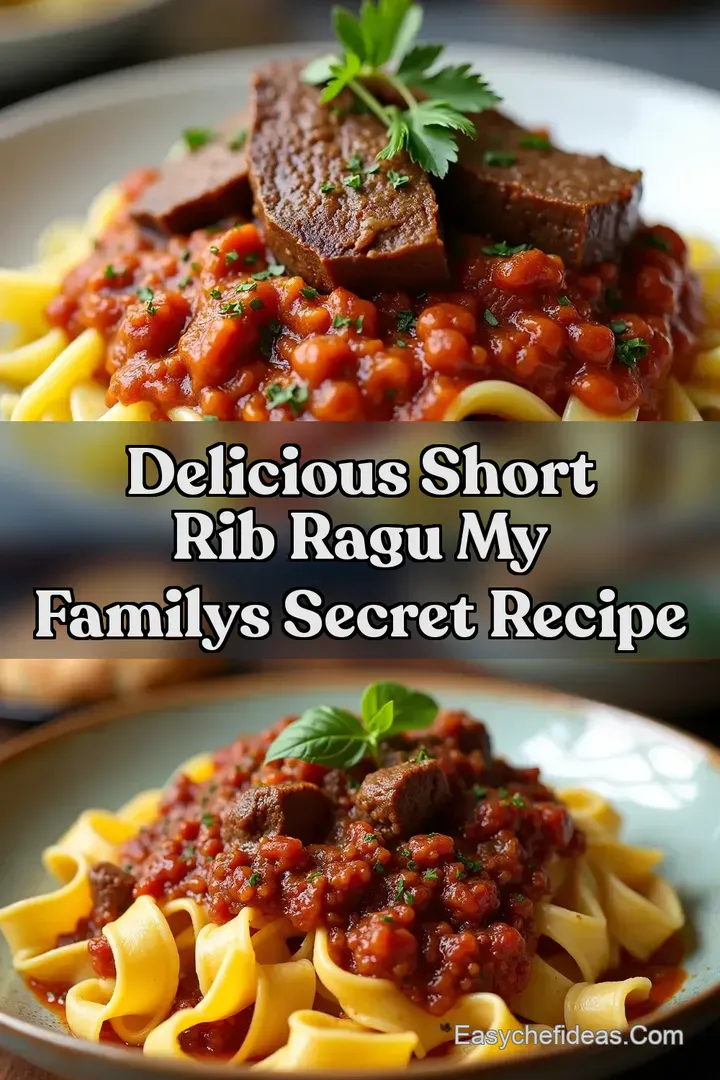 Delicious Short Rib Ragu My Familys Secret Recipe