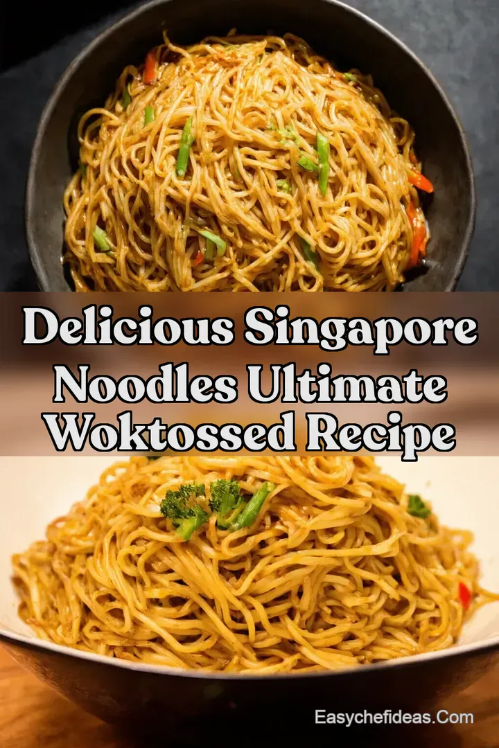 Delicious Singapore Noodles Ultimate WokTossed Recipe