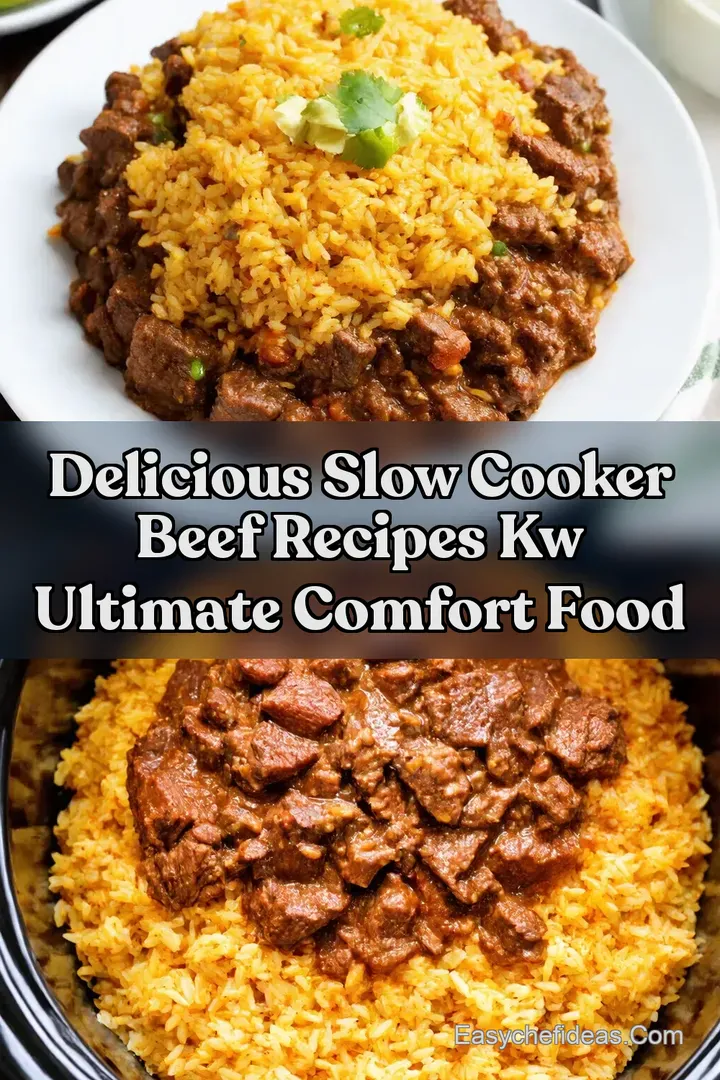 Delicious Slow Cooker Beef Recipes kw Ultimate Comfort Food
