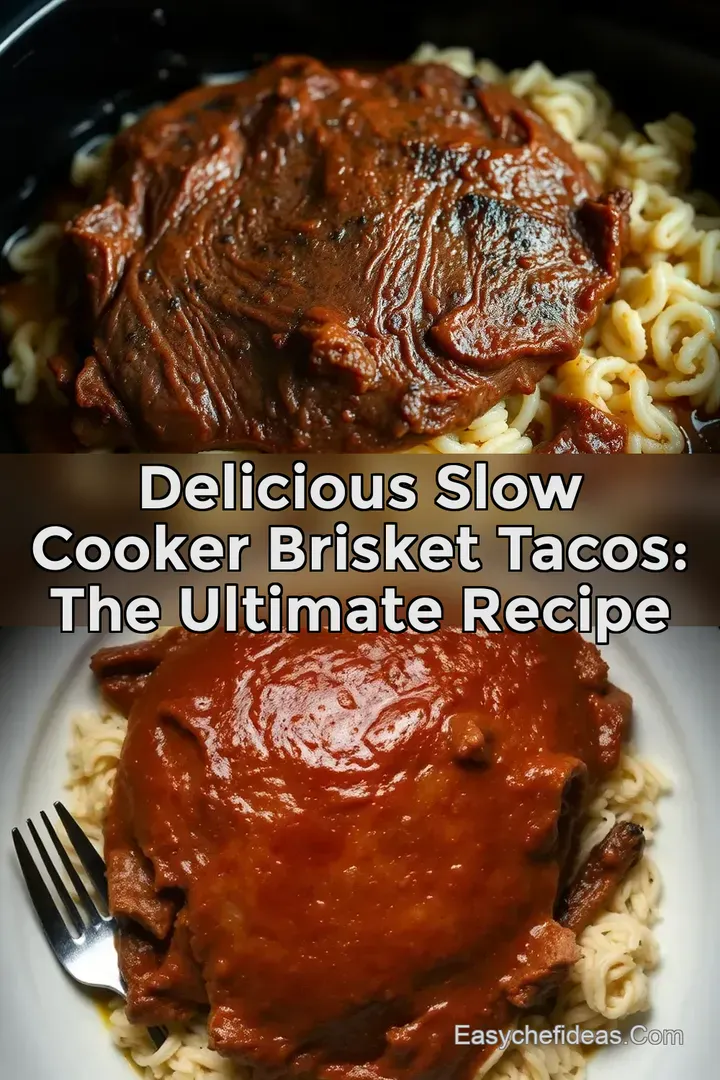 Delicious Slow Cooker Brisket Tacos: The Ultimate Recipe