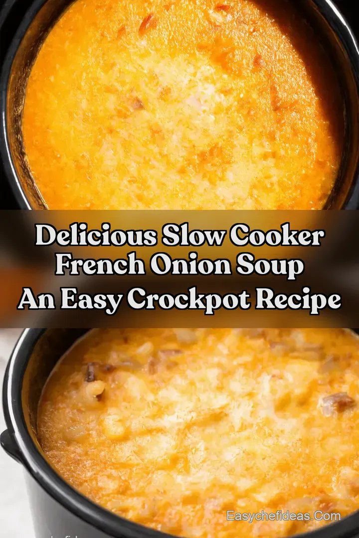 Delicious Slow Cooker French Onion Soup An Easy Crockpot Recipe