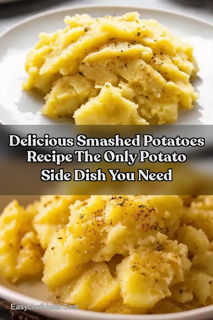 Delicious Smashed Potatoes Recipe The Only Potato Side Dish You Need