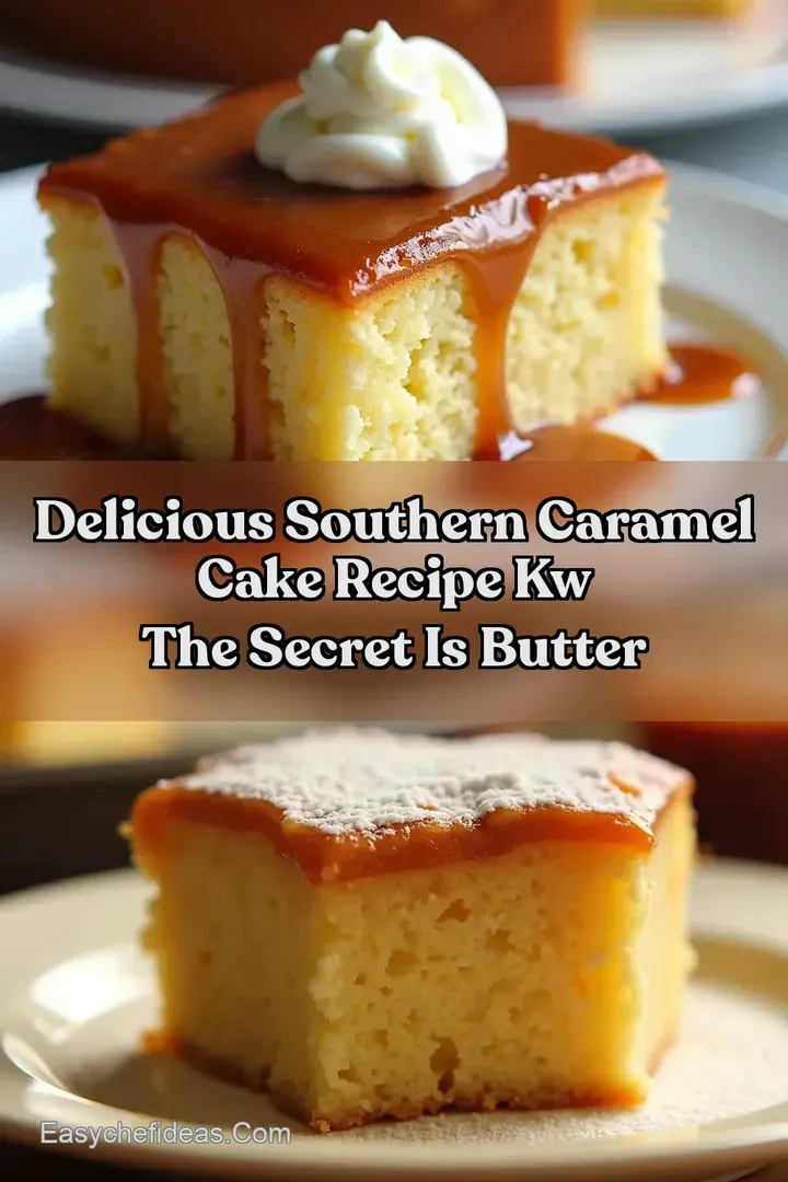 Delicious Southern Caramel Cake Recipe kw The Secret is Butter