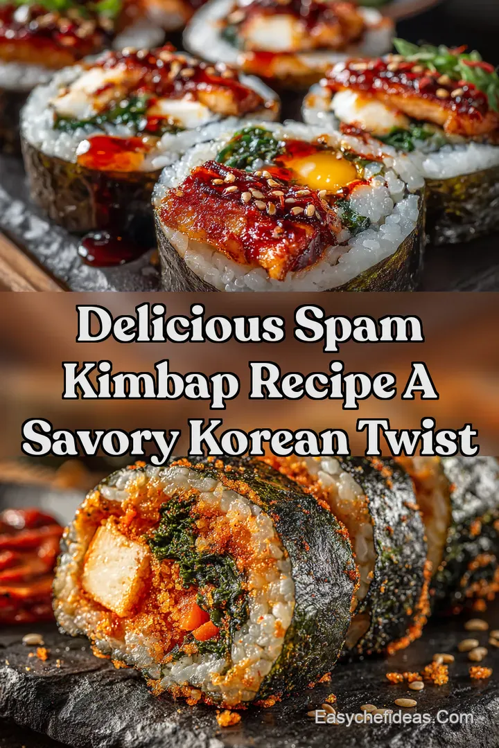 Delicious Spam Kimbap Recipe A Savory Korean Twist
