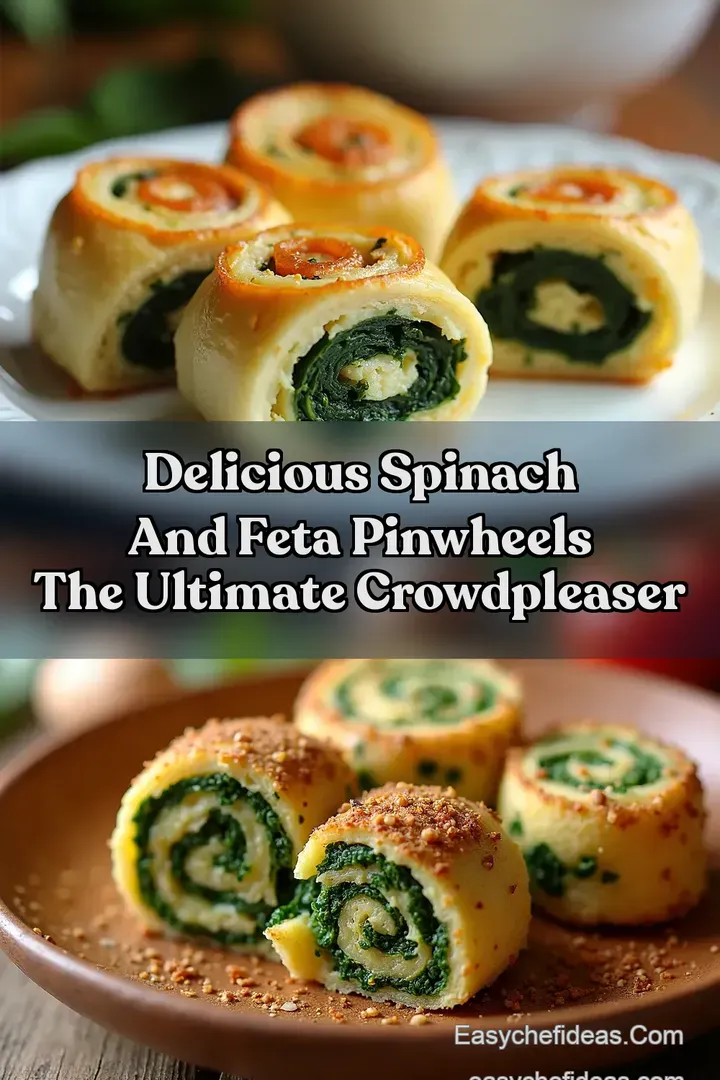 Delicious Spinach and Feta Pinwheels The Ultimate CrowdPleaser