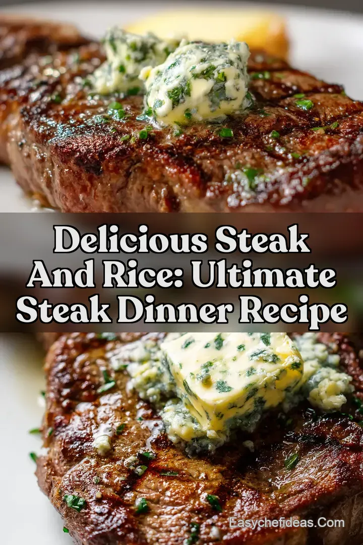 Delicious Steak and Rice: Ultimate Steak Dinner Recipe