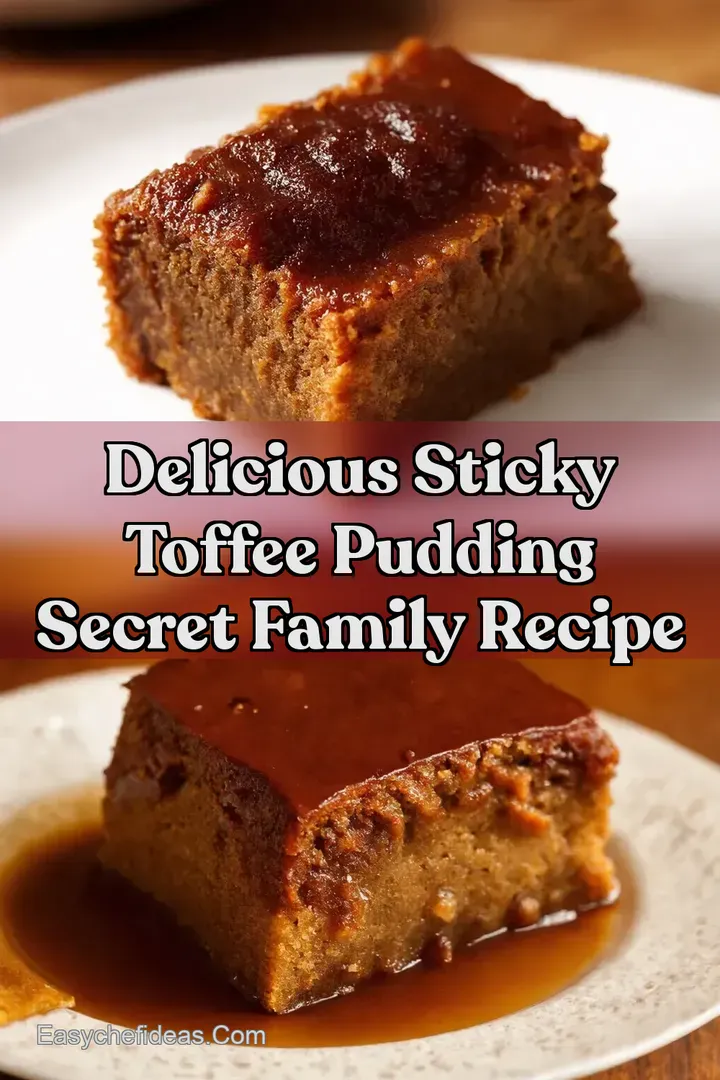 Delicious Sticky Toffee Pudding Secret Family Recipe