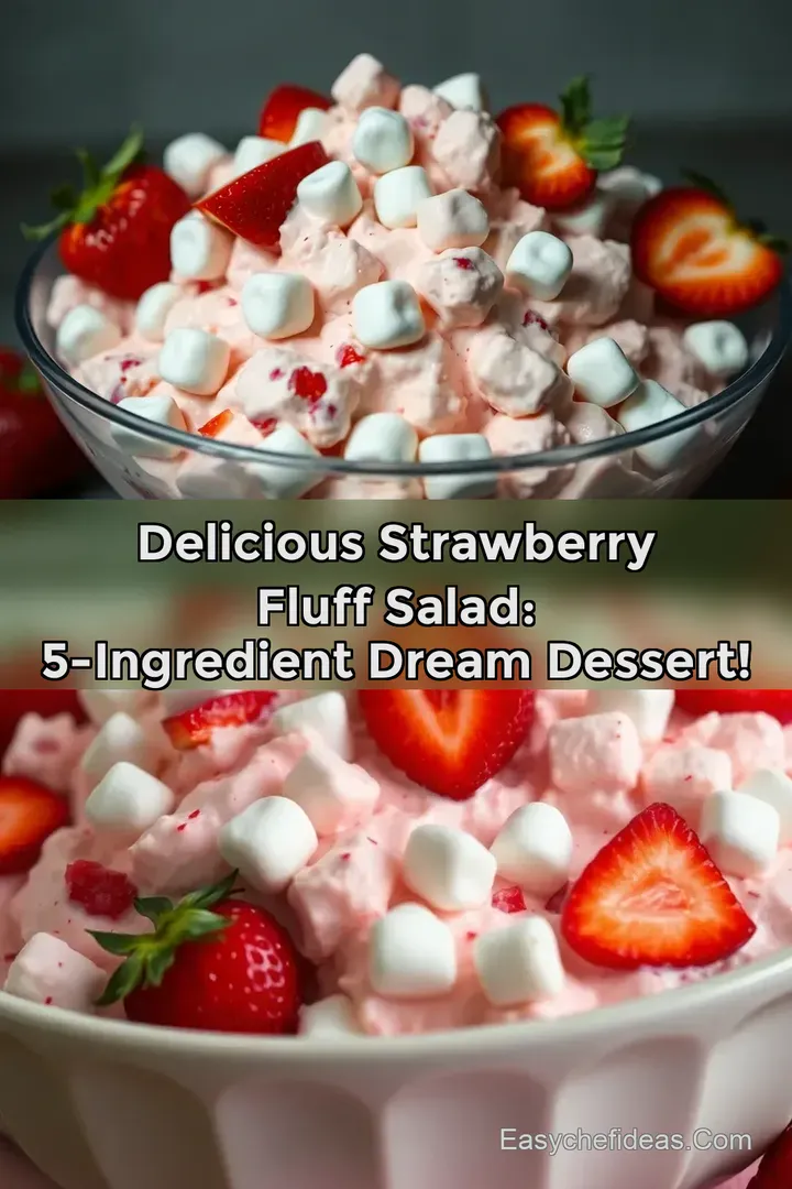Delicious Strawberry Fluff Salad: 5-Ingredient Dream Dessert!