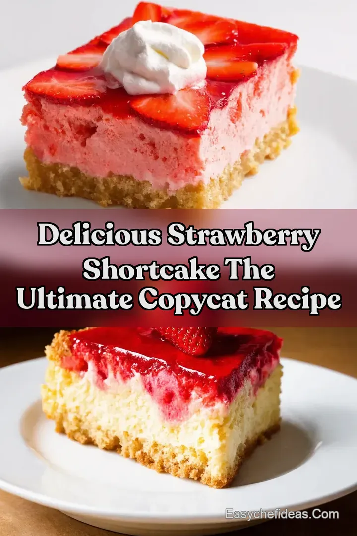 Delicious Strawberry Shortcake The Ultimate Copycat Recipe